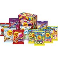 Caja Regalo Bolsas Chupa Chups y Mentos- Caramelos y Golosinas- 10 bolsas (Total 1-348 gr.)